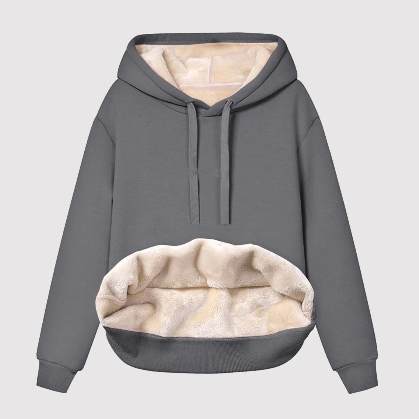 Anezka - Sudadera polar con capucha suave y cálida - Jersey - Mujer