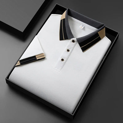 Camiseta polo para hombre tejido técnico transpirable estilo casual - Mateo