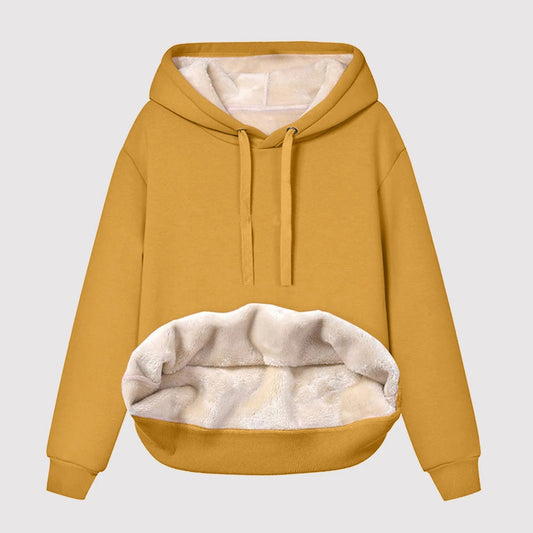 Anezka - Sudadera polar con capucha suave y cálida - Jersey - Mujer