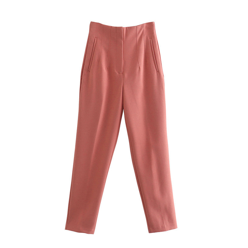 ALY - Pantalón de Cintura Alta
