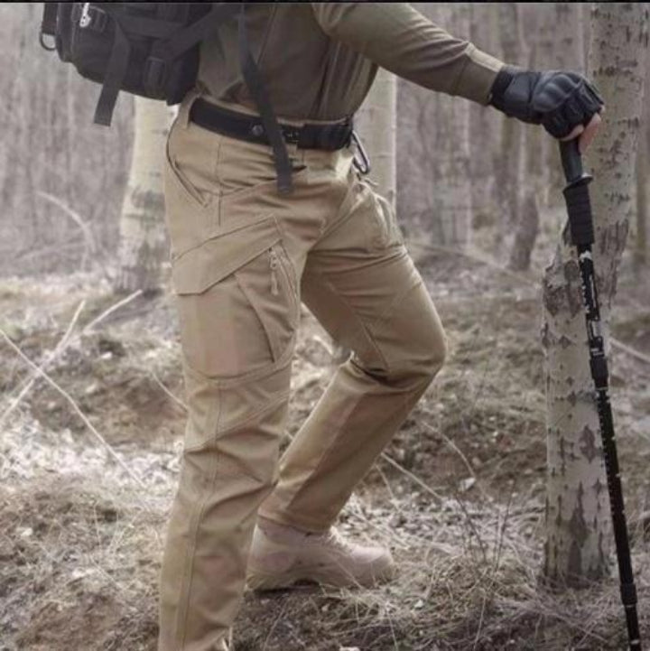 Aquan - Pantalones cargo impermeables para hombre al aire libre