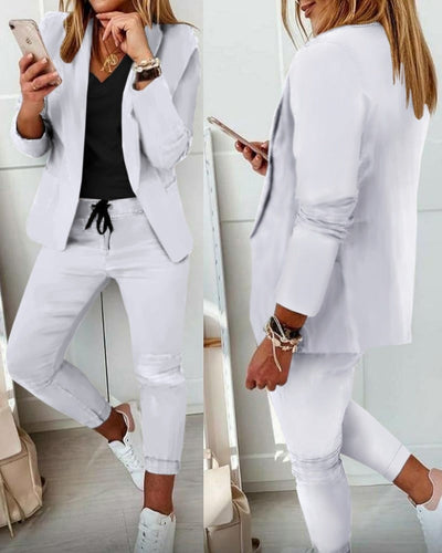 SANNA - Conjunto de Chaqueta y Pantalón