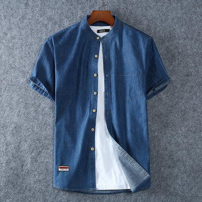 ROMAN - Camisa Denim Caballero