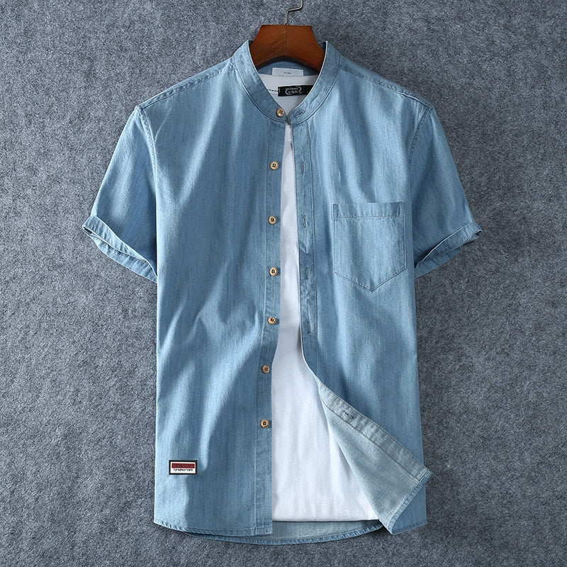 ROMAN - Camisa Denim Caballero