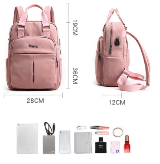 Mochila Impermeable USB