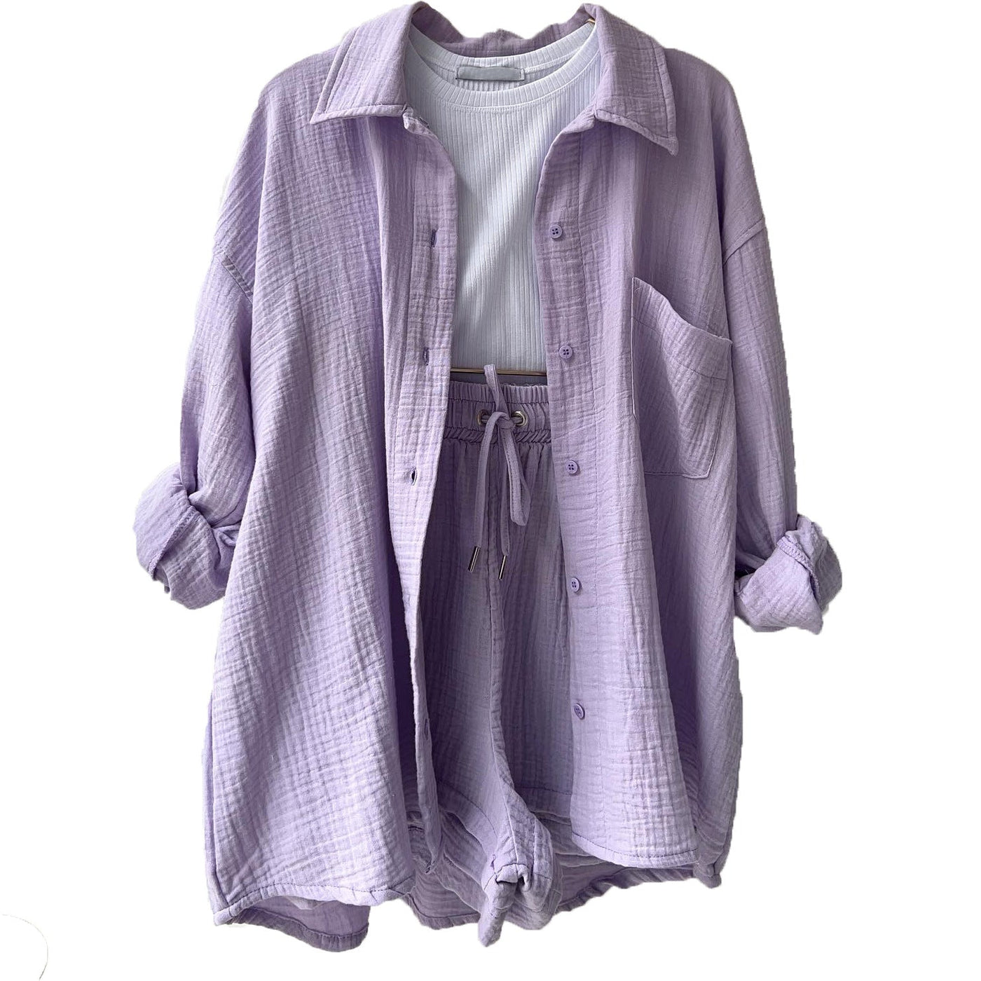 ANIKA - Conjunto Casual Cardigan Mujer